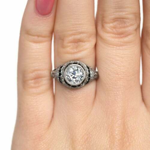 Anello donna art - decò, anni