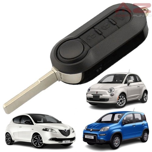 Guscio chiave per fiat 500 - chiave,