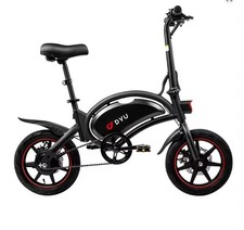 ESTOCK1 Bici Elettrica Pieghevole 14 Pollici Mini Bici Elettrica Pieghevole 36W