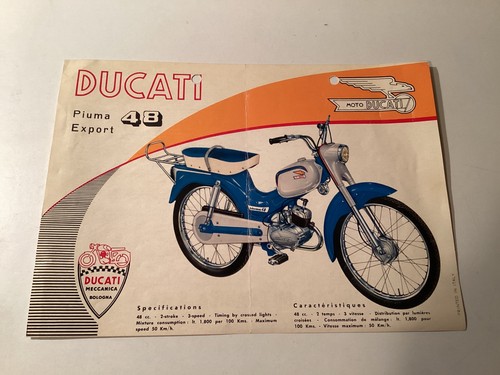 Ducati depliant doppia pagina
