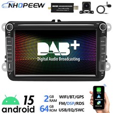 DAB+ 8" Android15 autoradio