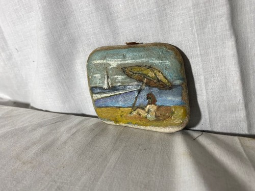 Sasso dipinto firmato - , wilbert