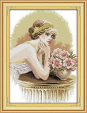 Happy Forever 11CT Punto Croce