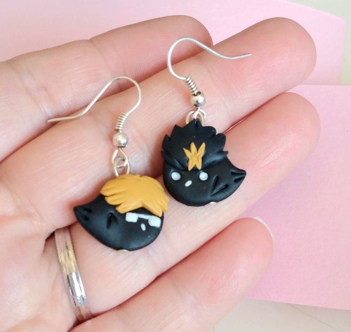 Orecchini haikyu fimo - orecchini, in