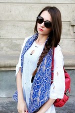 Zara Nwot Nuovo Blu Beige Nude