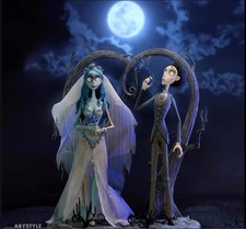ABYSTYLE SPOSA CADAVERE SET FIGURE EMILY & VICTOR 21 cm STATUA CORPSE BRIDE