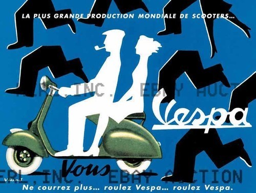 Pubblicità vespa scooter - vespa, 6