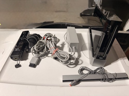 Nintendo wii console black - nintendo,