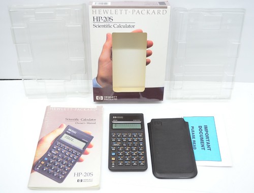 Hewlett packard 20s - hewlett, hp-20s