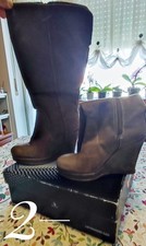 stivali donna con zeppa