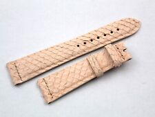 Watch Band Pelle Salmone Colore Rosa Chiaro 20/16mm Top Quality Elegante Nuovo