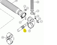 TUBO ESTERNO USCITA POLVERI PER ATOMIZZATORE M1200 CIFARELLI