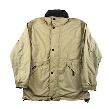 K-Way Beige Hooded Wind Breaker Jacket Impermeable waterproof breathable Size M