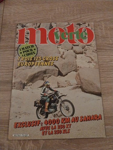 Moto verte yamaha - moto, xt