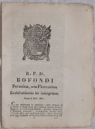 Sentenza sacra rota - rota, firenze