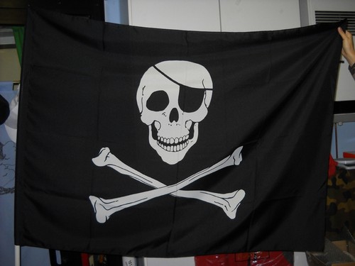 Bandiera pirati 100x150ca - bandiera,