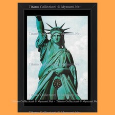 1985 * Illustrazione d'Autore 'Anonimo - Statua della Libertà con Cintura di Cas