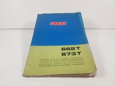 Manuale officina Fiat 662 T 673 T autocarro catalogo ricambi carrozzeria ed 1972