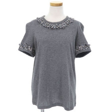 Top CHANEL tweed frange orlo