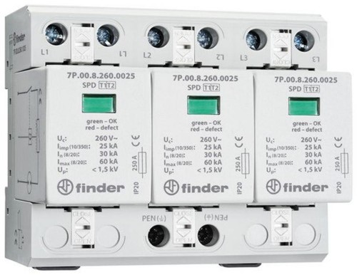 Scaricatore combinato tipo 2 - tipo, 1+2