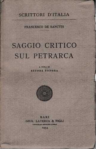 Saggio critico sul - , petrarca
