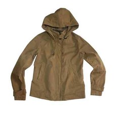 Pinko – IT/42 – Giubbotto con cappuccio in cotone kaki donna