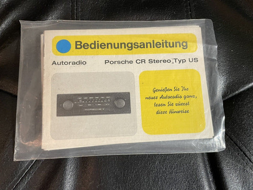 Autoradio manuale porsche - autoradio, cr