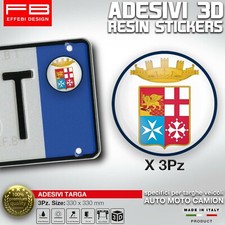 ADESIVI bollino Targa Marina