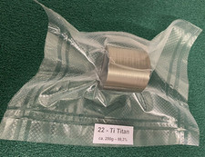 OFFERTA 200g Titanio Grado 2, ASTM B 348 Metallo Titanio Elemento 22 Ti Farmatura