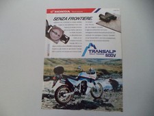 advertising Pubblicità 1987 MOTO HONDA XL 600 V TRANSALP RALLY TOURING