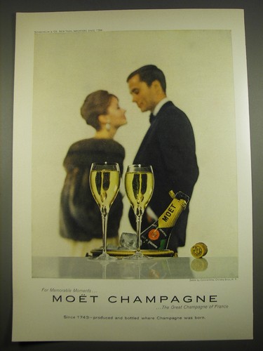 1961 moet champagne for - moet,