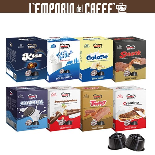 Capsule bevande cuore nero - bevande,
