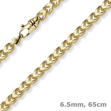 Collana Franco 6,5Mm In Oro