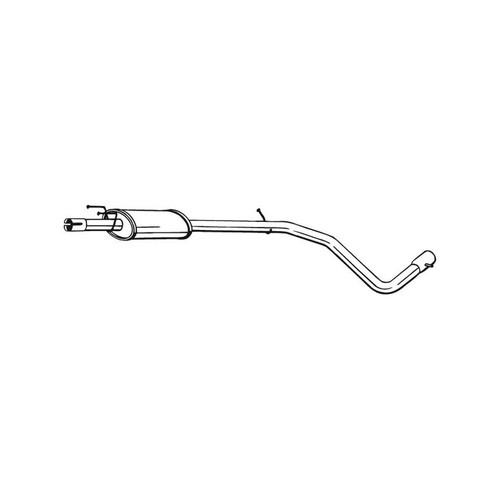 Bosal silencieux centrale fiat - silencieux,