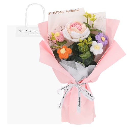 Mazzo rose all uncinetto - di,