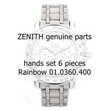 Zenith Lancette set 6 pezzi 01.0360.400 El Primero cronografo  Rainbow Acciaio.