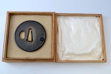 Tsuba giapponese antico ferro