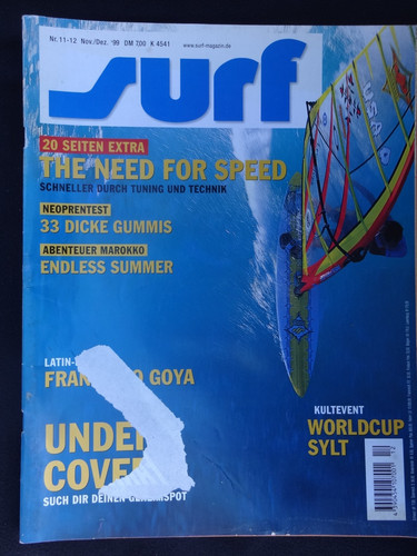 Rivista surf intervista - surf, 11/99,intervista