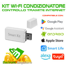 SMART KIT - KIT CONTROLLO VIA INTERNET PER CONDIZIONATORI CLIMATIZZATORI 9/12/18