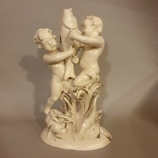  Ceramica Preciosa Anni 20/30 gruppo con putti , Cacciapuoti,  Lenci , Vibi