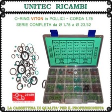 OR O-Ring Viton pollici corda 1,78 cassetta n.1 assortimento guarnizione 210 pz