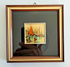 quadretto con opera dipinta a