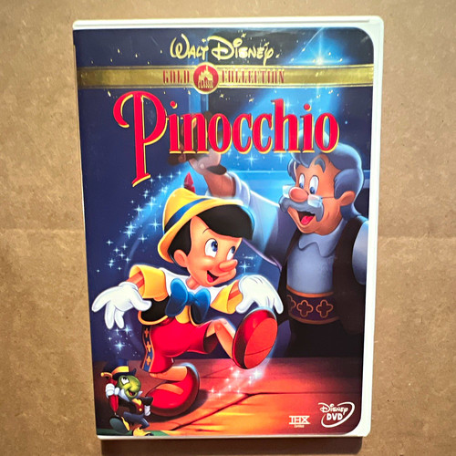 Walt disney pinocchio dvd gold - walt,