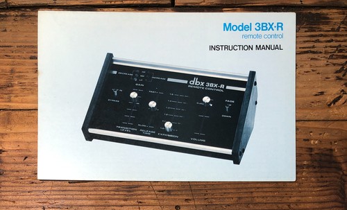 Telecomando dbx modello 3bx - dbx,