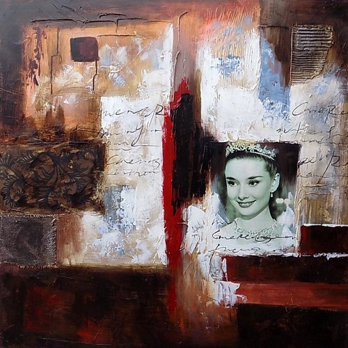 Quadro audrey hepburn - audrey,