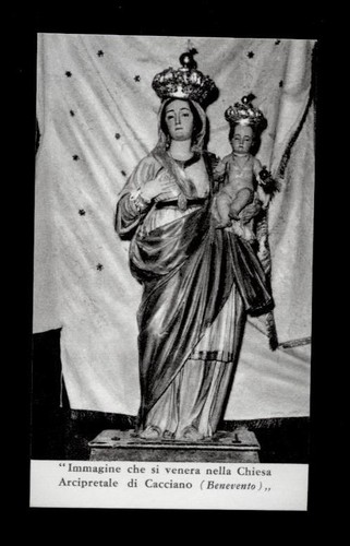 Santino holy card madonna - card,