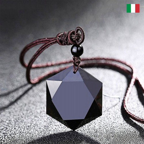 Collana con pendente - con, pietra