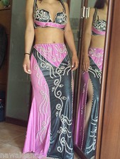 VESTITO DANZA DEL VENTRE BELLY DANCE  095 danza orientale costume egitto