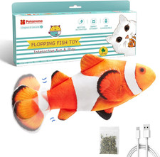 Cat Toys Flopping Fish with