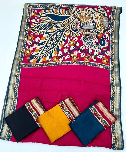 Sari kalamkari morbido - sari,
